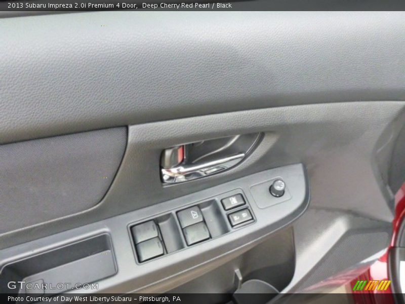 Deep Cherry Red Pearl / Black 2013 Subaru Impreza 2.0i Premium 4 Door