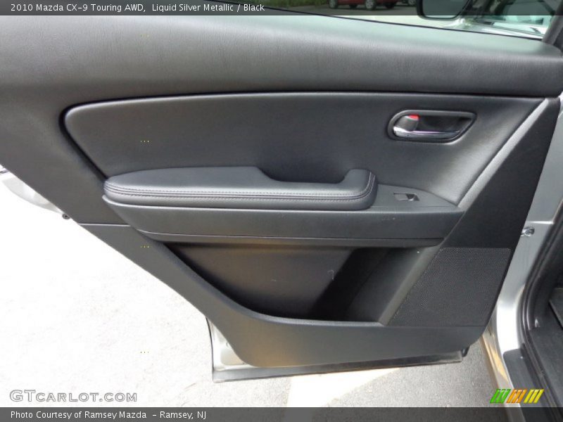 Liquid Silver Metallic / Black 2010 Mazda CX-9 Touring AWD