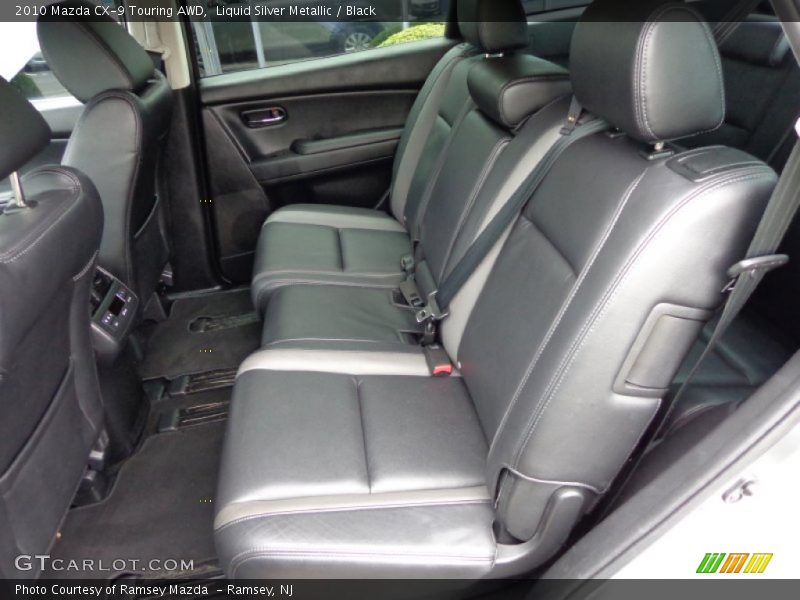 Liquid Silver Metallic / Black 2010 Mazda CX-9 Touring AWD