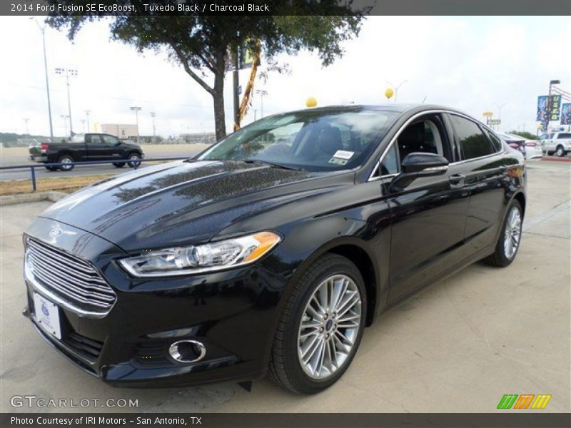 Tuxedo Black / Charcoal Black 2014 Ford Fusion SE EcoBoost