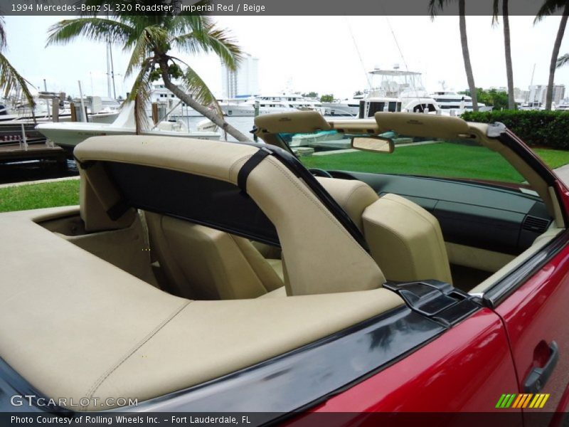 Imperial Red / Beige 1994 Mercedes-Benz SL 320 Roadster