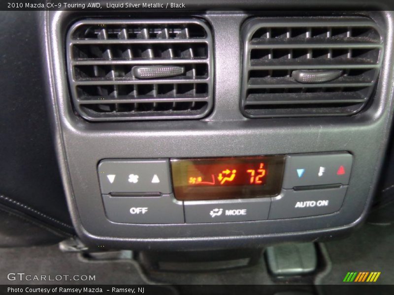 Liquid Silver Metallic / Black 2010 Mazda CX-9 Touring AWD