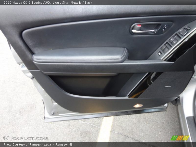 Liquid Silver Metallic / Black 2010 Mazda CX-9 Touring AWD