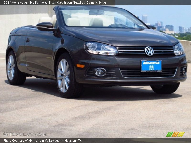 Black Oak Brown Metallic / Cornsilk Beige 2014 Volkswagen Eos Komfort