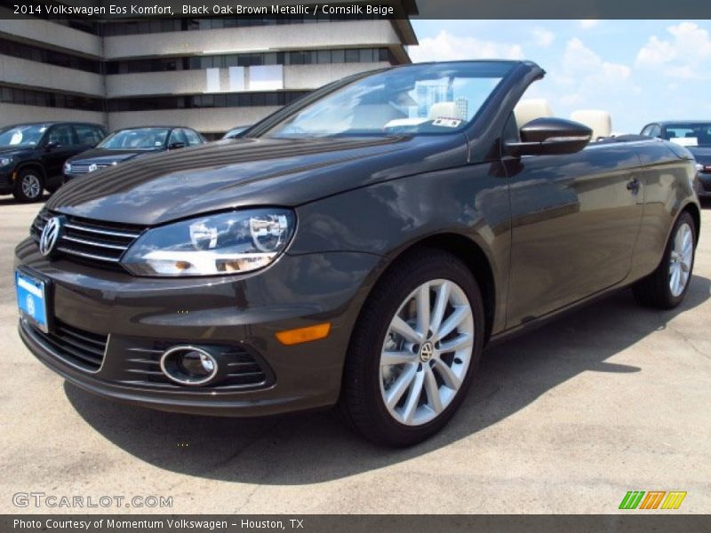 Black Oak Brown Metallic / Cornsilk Beige 2014 Volkswagen Eos Komfort