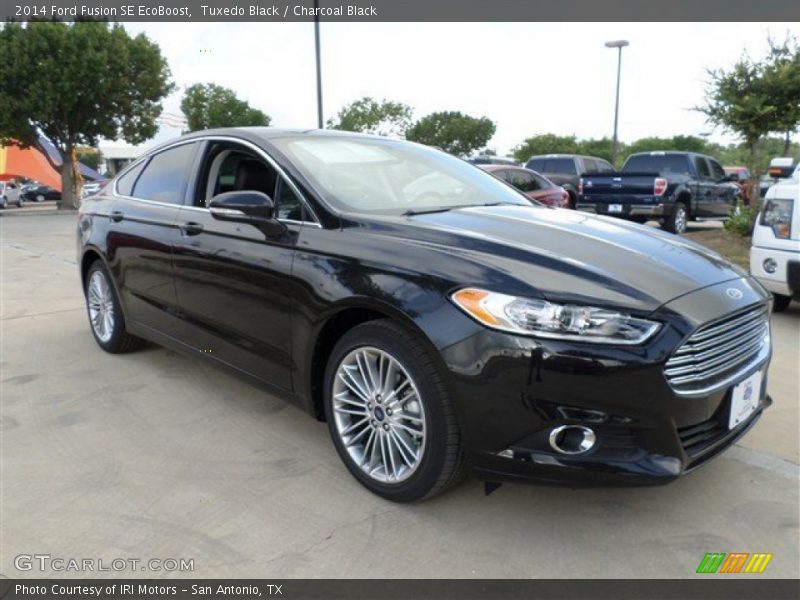 Tuxedo Black / Charcoal Black 2014 Ford Fusion SE EcoBoost