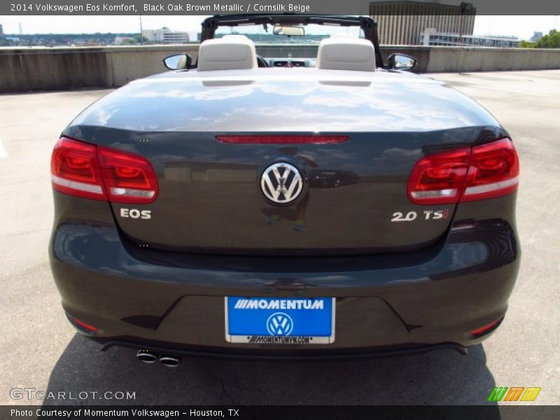 Black Oak Brown Metallic / Cornsilk Beige 2014 Volkswagen Eos Komfort