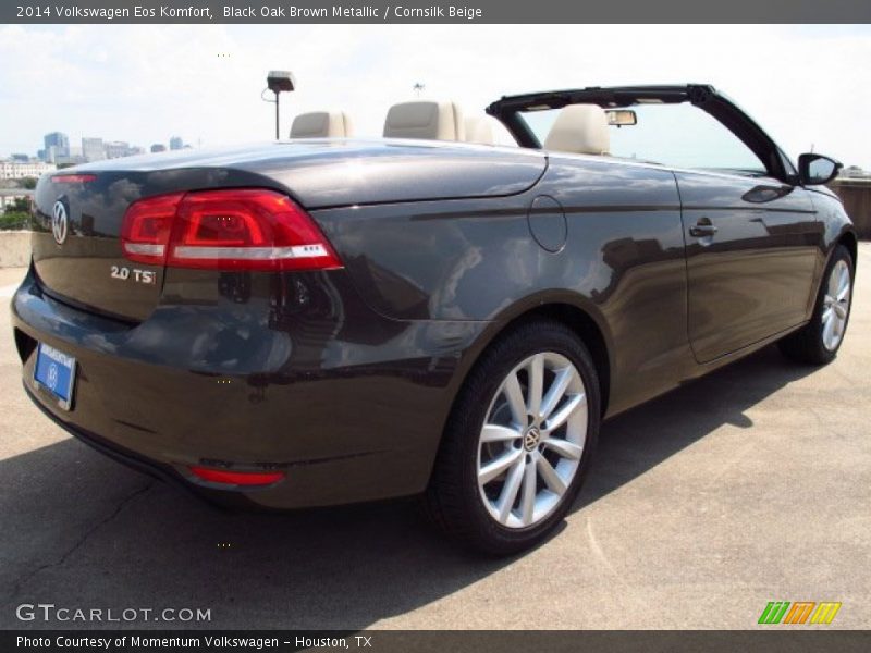 Black Oak Brown Metallic / Cornsilk Beige 2014 Volkswagen Eos Komfort