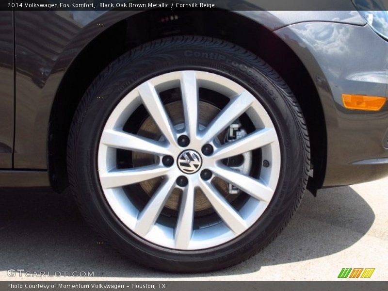 Black Oak Brown Metallic / Cornsilk Beige 2014 Volkswagen Eos Komfort