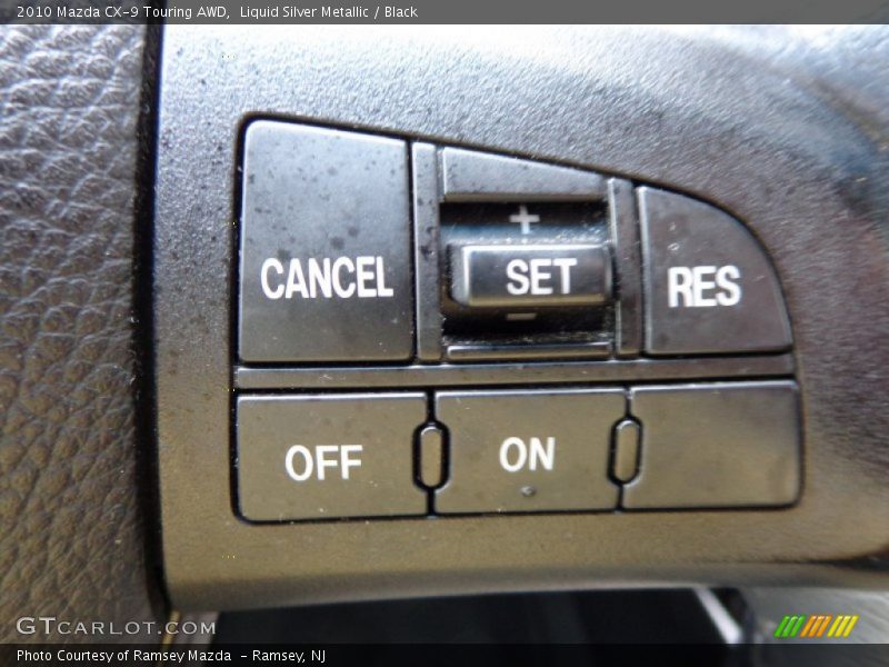 Liquid Silver Metallic / Black 2010 Mazda CX-9 Touring AWD