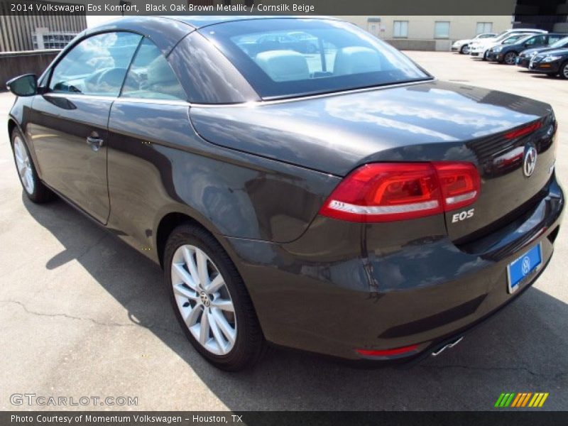 Black Oak Brown Metallic / Cornsilk Beige 2014 Volkswagen Eos Komfort