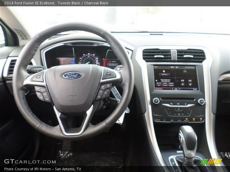 Tuxedo Black / Charcoal Black 2014 Ford Fusion SE EcoBoost