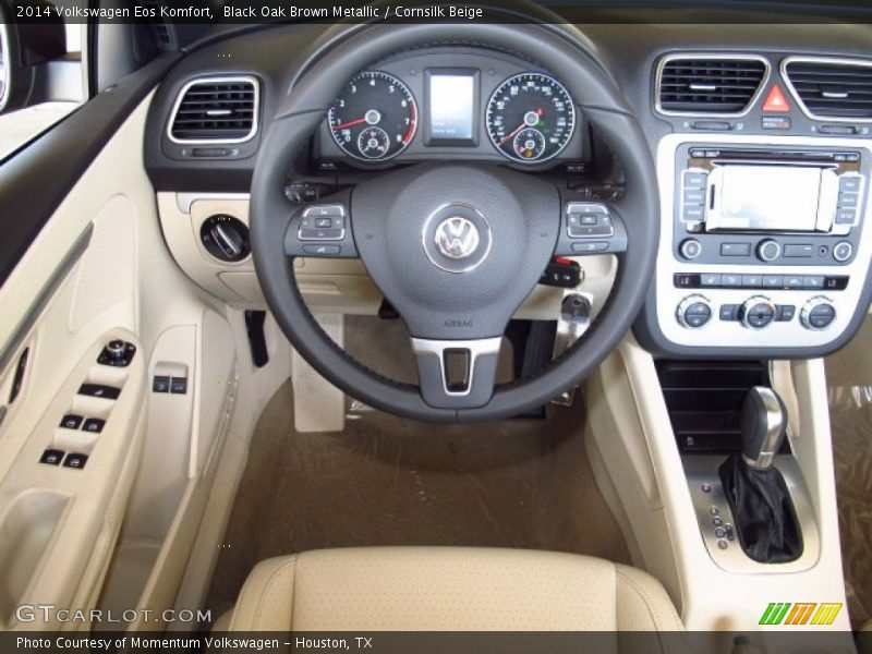 Black Oak Brown Metallic / Cornsilk Beige 2014 Volkswagen Eos Komfort