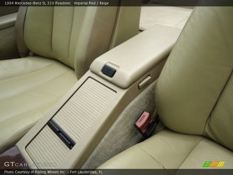 Imperial Red / Beige 1994 Mercedes-Benz SL 320 Roadster