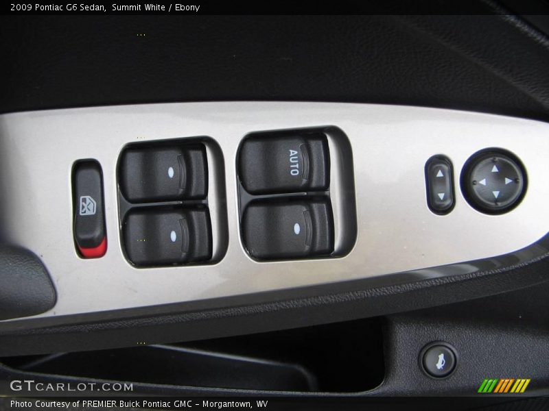 Summit White / Ebony 2009 Pontiac G6 Sedan