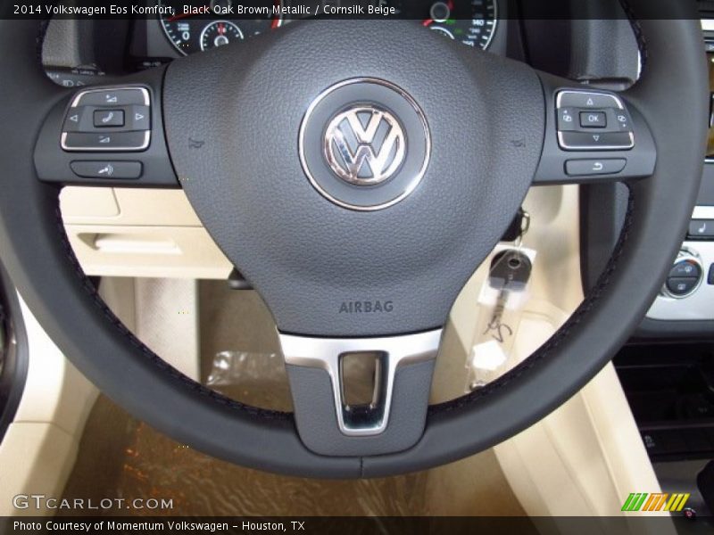 Black Oak Brown Metallic / Cornsilk Beige 2014 Volkswagen Eos Komfort