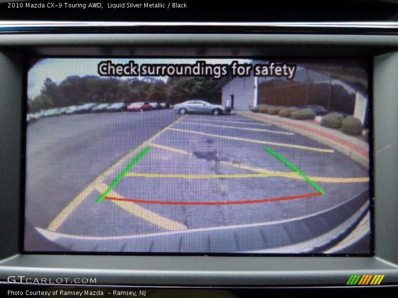Liquid Silver Metallic / Black 2010 Mazda CX-9 Touring AWD