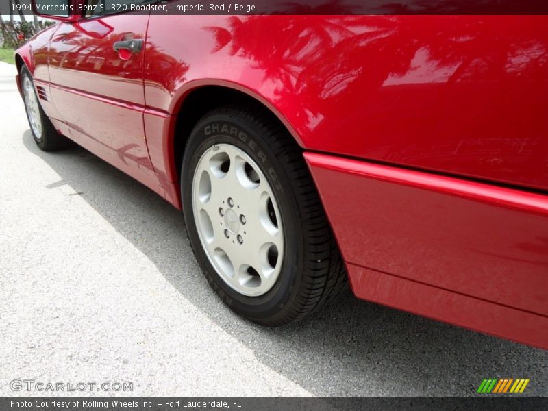 Imperial Red / Beige 1994 Mercedes-Benz SL 320 Roadster