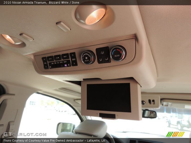 Blizzard White / Stone 2010 Nissan Armada Titanium