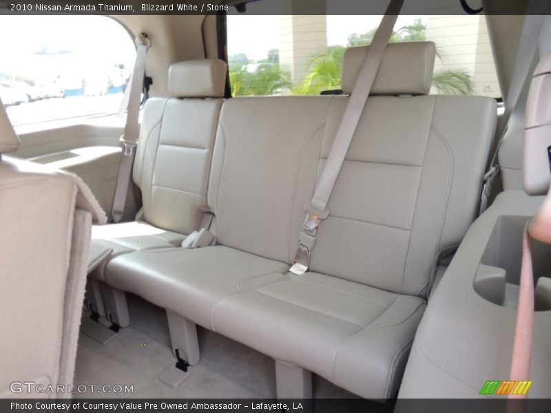 Blizzard White / Stone 2010 Nissan Armada Titanium