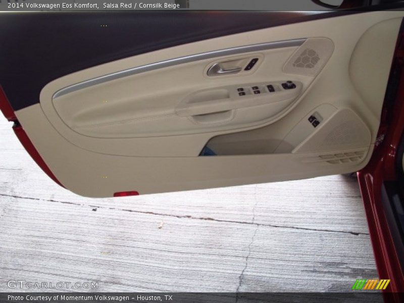 Salsa Red / Cornsilk Beige 2014 Volkswagen Eos Komfort