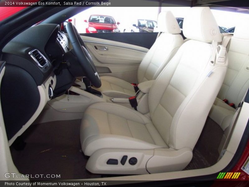 Salsa Red / Cornsilk Beige 2014 Volkswagen Eos Komfort