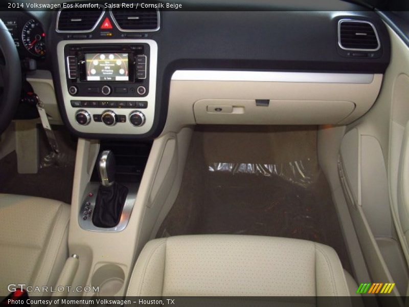Salsa Red / Cornsilk Beige 2014 Volkswagen Eos Komfort