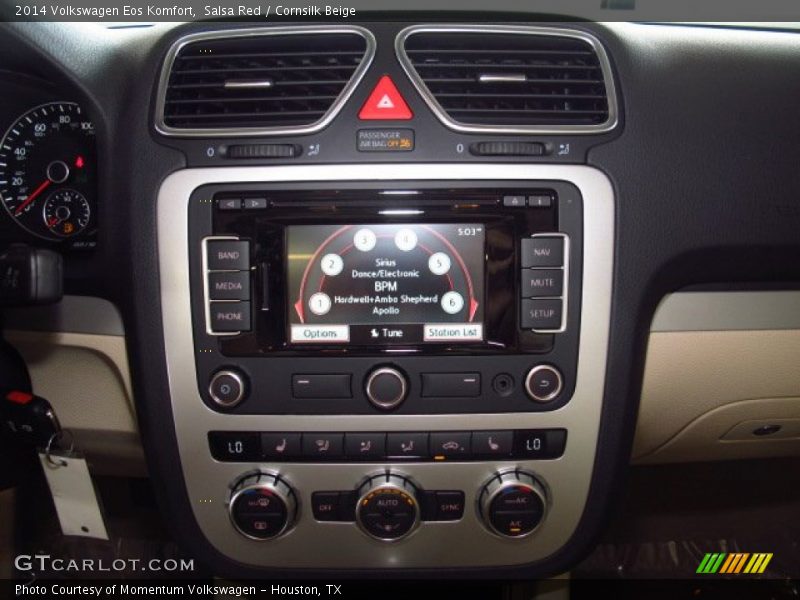 Salsa Red / Cornsilk Beige 2014 Volkswagen Eos Komfort