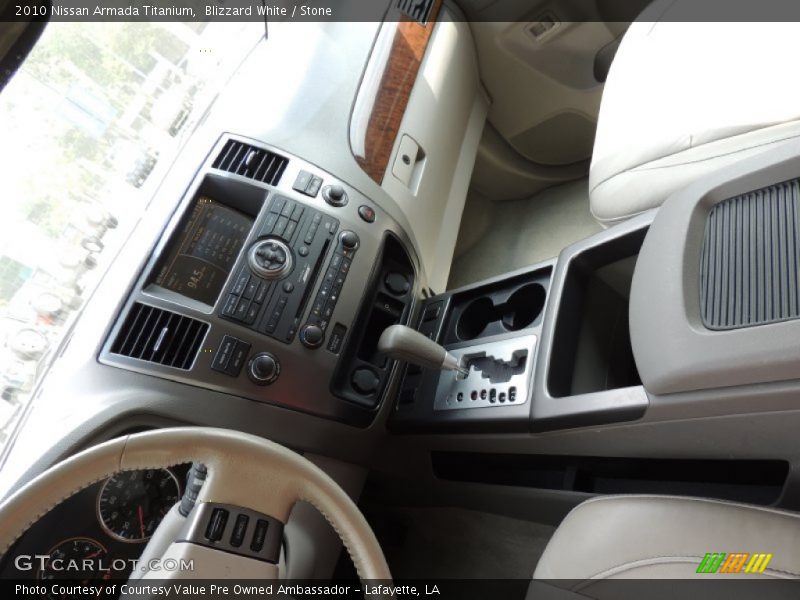 Blizzard White / Stone 2010 Nissan Armada Titanium