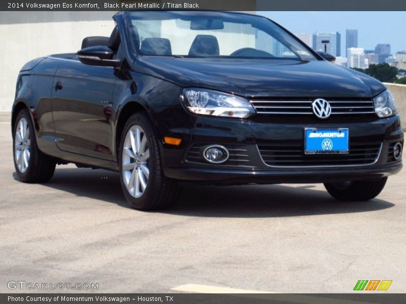 Black Pearl Metallic / Titan Black 2014 Volkswagen Eos Komfort