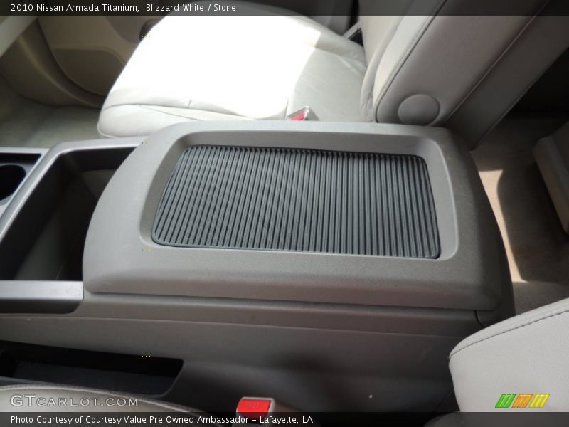 Blizzard White / Stone 2010 Nissan Armada Titanium