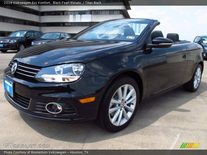 Black Pearl Metallic / Titan Black 2014 Volkswagen Eos Komfort