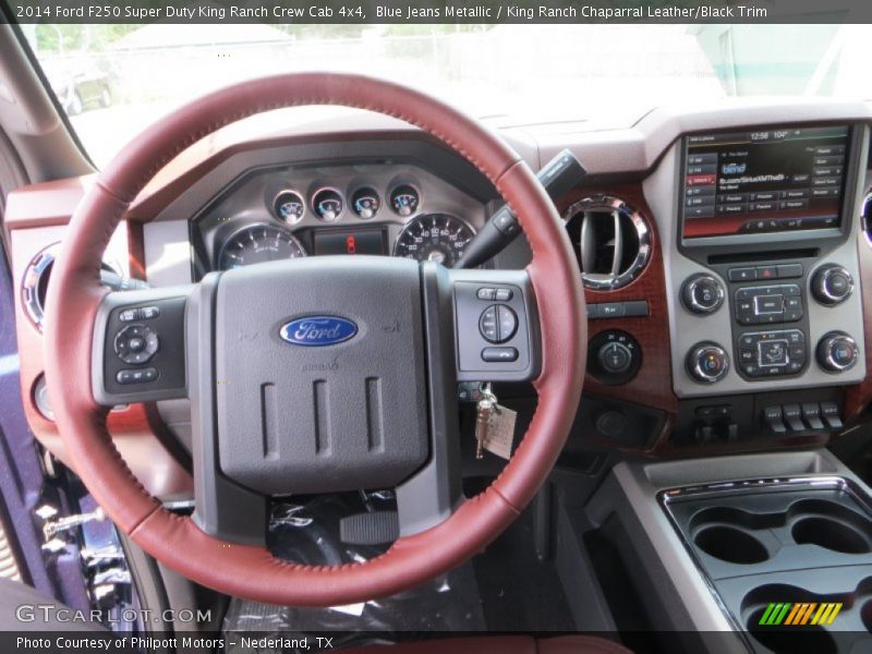 Dashboard of 2014 F250 Super Duty King Ranch Crew Cab 4x4