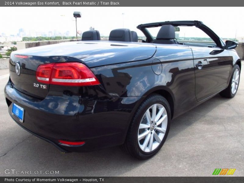 Black Pearl Metallic / Titan Black 2014 Volkswagen Eos Komfort