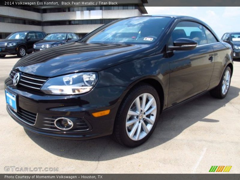 Black Pearl Metallic / Titan Black 2014 Volkswagen Eos Komfort