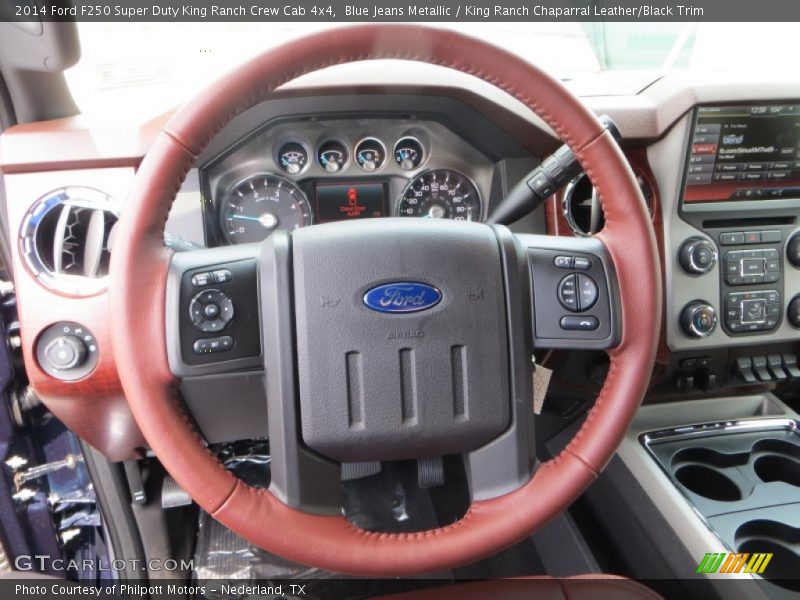  2014 F250 Super Duty King Ranch Crew Cab 4x4 Steering Wheel
