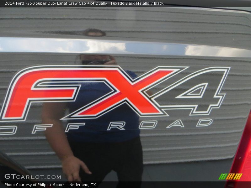 Tuxedo Black Metallic / Black 2014 Ford F350 Super Duty Lariat Crew Cab 4x4 Dually