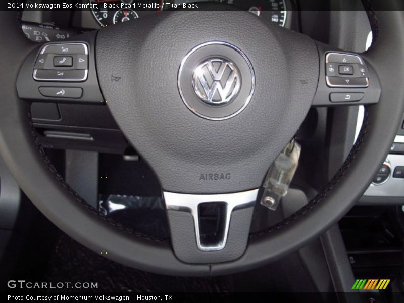 Black Pearl Metallic / Titan Black 2014 Volkswagen Eos Komfort