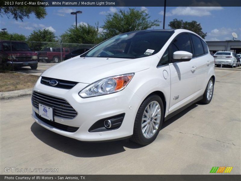 White Platinum / Medium Light Stone 2013 Ford C-Max Energi
