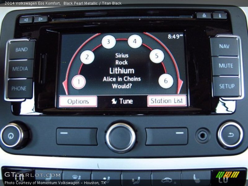 Black Pearl Metallic / Titan Black 2014 Volkswagen Eos Komfort