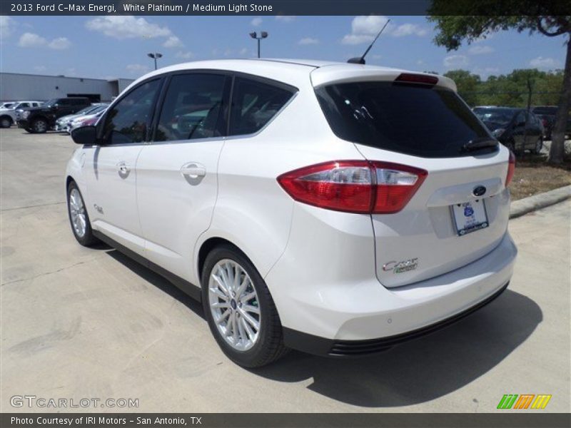 White Platinum / Medium Light Stone 2013 Ford C-Max Energi