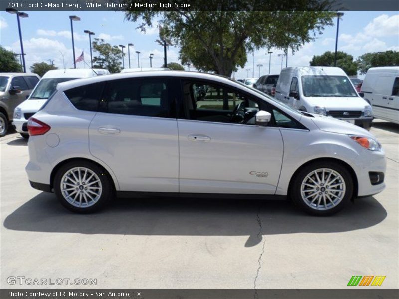 White Platinum / Medium Light Stone 2013 Ford C-Max Energi