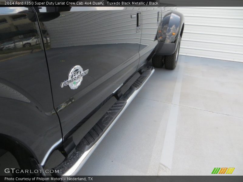 Tuxedo Black Metallic / Black 2014 Ford F350 Super Duty Lariat Crew Cab 4x4 Dually