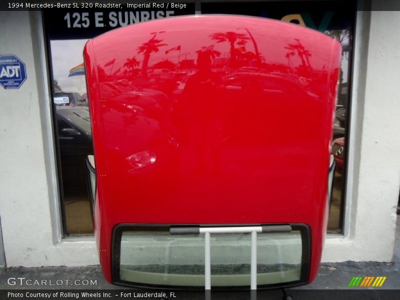 Imperial Red / Beige 1994 Mercedes-Benz SL 320 Roadster