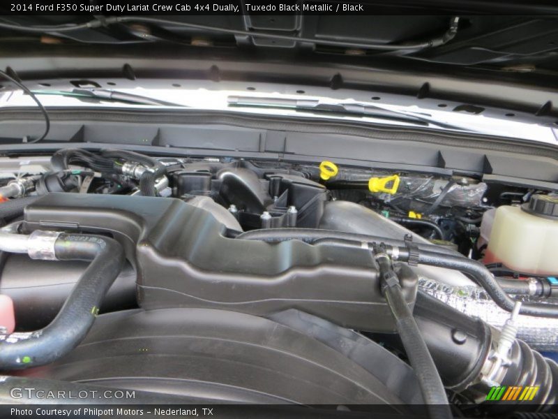 Tuxedo Black Metallic / Black 2014 Ford F350 Super Duty Lariat Crew Cab 4x4 Dually