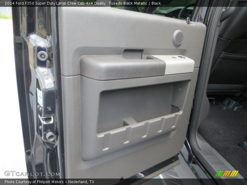 Tuxedo Black Metallic / Black 2014 Ford F350 Super Duty Lariat Crew Cab 4x4 Dually