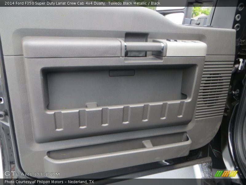 Tuxedo Black Metallic / Black 2014 Ford F350 Super Duty Lariat Crew Cab 4x4 Dually