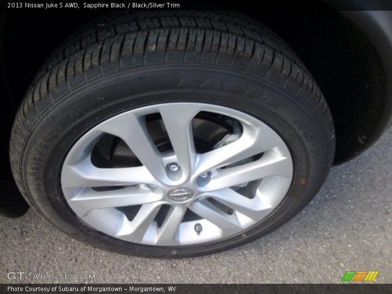 Sapphire Black / Black/Silver Trim 2013 Nissan Juke S AWD