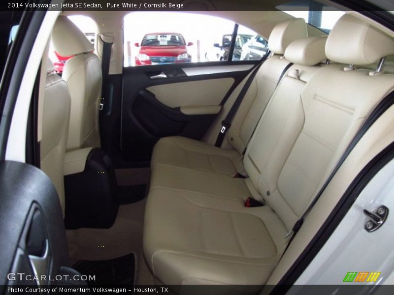 Pure White / Cornsilk Beige 2014 Volkswagen Jetta SE Sedan