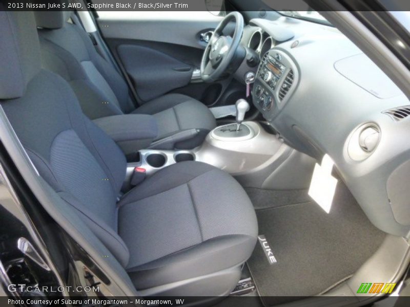 Sapphire Black / Black/Silver Trim 2013 Nissan Juke S AWD